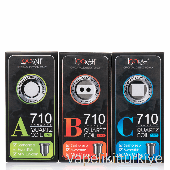 Elektronik Sigara Kalemi Vape Mate Lookah 710 Kuvars Bobinlerini Bağlayın Sürüm D